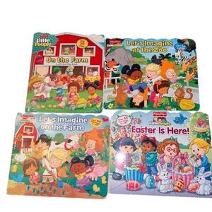 Four Little People Lift the Flap Books: Easter, Farm, Zoo